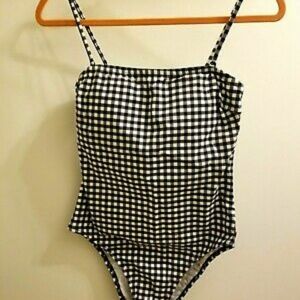 Jcrew maggie bow back gingham swimsuit